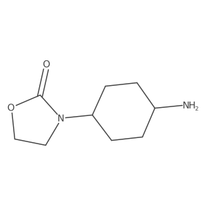 3-(4-Aminocyclohexyl)oxazolidin-2-one结构式
