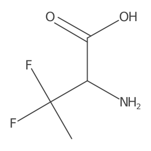 2-Amino-3,3-difluorobutanoic acid结构式
