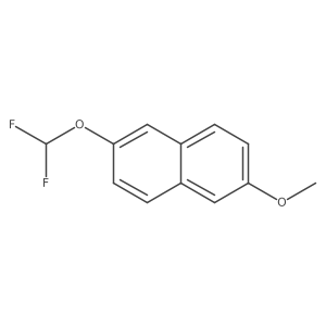 2-(Difluoromethoxy)-6-methoxynaphthalene Structure