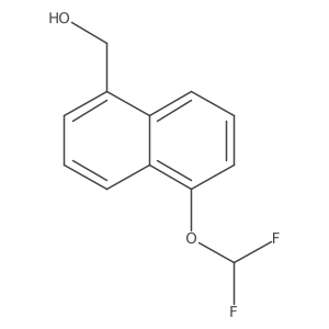 1-(Difluoromethoxy)naphthalene-5-methanol Structure