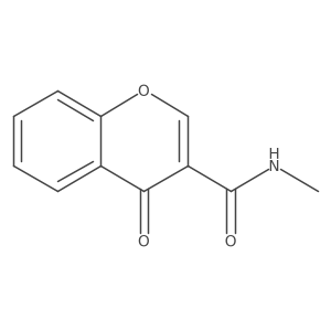 N-Methyl-4-oxo-4H-chromene-3-carboxamide Structure