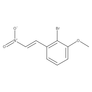 2-Bromo-1-methoxy-3-(2-nitroethenyl)benzene Structure