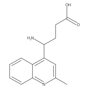 4-Amino-4-(2-methylquinolin-4-yl)butanoic acid Structure