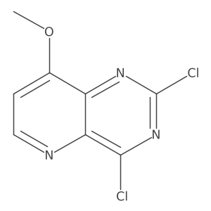 2,4-Dichloro-8-methoxypyrido[3,2-d]pyrimidine结构式
