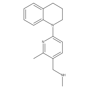 1-(6-(3,4-Dihydroquinolin-1(2H)-yl)-2-methylpyridin-3-yl)-N-methylmethanamine结构式
