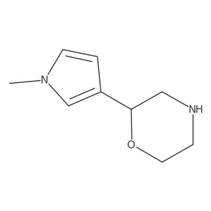 2-(1-Methyl-1H-pyrrol-3-yl)morpholine Structure