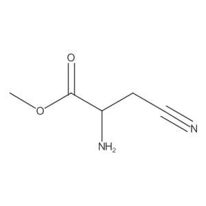 Methyl 2-amino-3-cyanopropanoate Structure