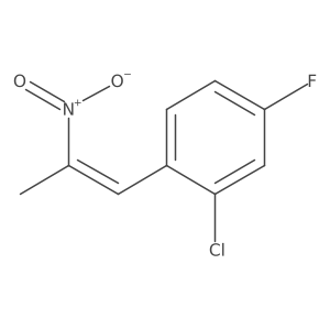 2-Chloro-4-fluoro-1-(2-nitroprop-1-enyl)benzene Structure