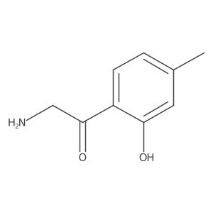 2-Amino-1-(2-hydroxy-4-methylphenyl)ethan-1-one结构式