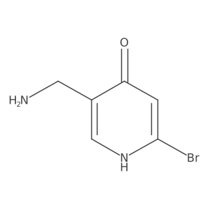 5-(Aminomethyl)-2-bromo-4-pyridinol结构式