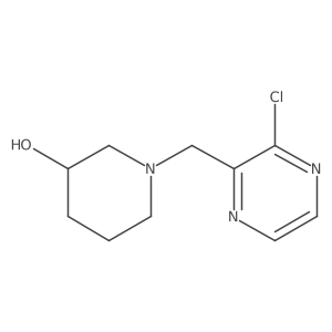 (R)-1-((3-chloropyrazin-2-yl)methyl)piperidin-3-ol Structure