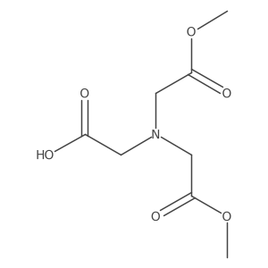 N,N-bis(2-methoxy-2-oxoethyl)glycine结构式