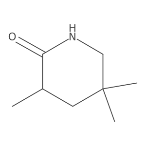 3,5,5-Trimethylpiperidin-2-one Structure