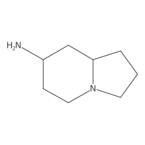 (7S)-Octahydroindolizin-7-amine结构式