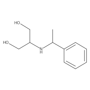 2-[(1-Phenylethyl)amino]propane-1,3-diol结构式