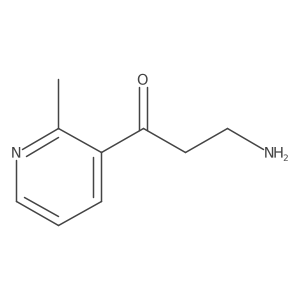 3-Amino-1-(2-methylpyridin-3-yl)propan-1-one Structure
