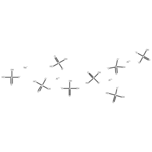 Aluminium sodium dihydrogen phosphate hydrogen phosphate结构式