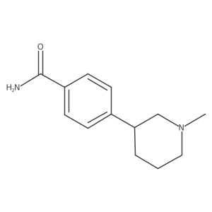 4-(1-Methylpiperidin-3-yl)benzamide结构式