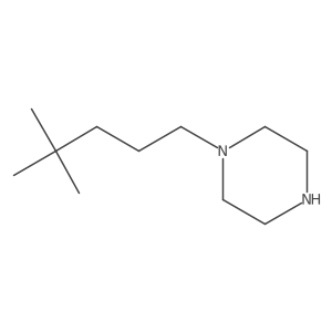 1-(4,4-Dimethylpentyl)piperazine结构式