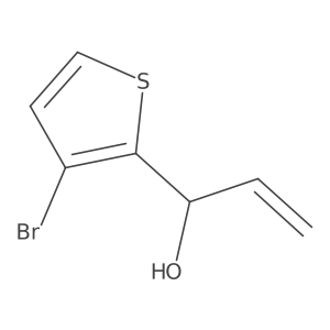 1-(3-Bromothiophen-2-yl)prop-2-en-1-ol结构式