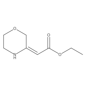 ethyl 2-[(3E)-morpholin-3-ylidene]acetate Structure