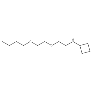 Cyclobutanamine, N-[2-(2-butoxyethoxy)ethyl]- Structure