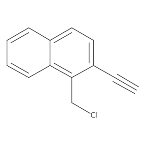 1-(Chloromethyl)-2-ethynylnaphthalene结构式