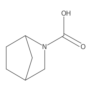 2-Azabicyclo[2.2.1]heptane-2-carboxylic acid结构式