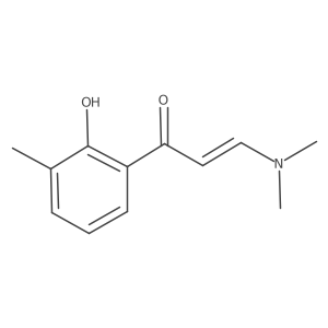 3-(Dimethylamino)-1-(2-hydroxy-3-methylphenyl)-2-propen-1-one Structure