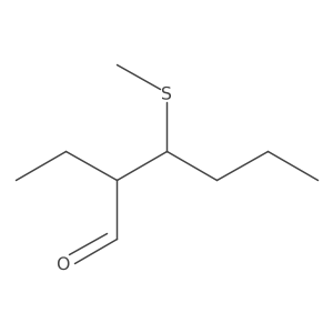 2-Ethyl-3-(methylthio)hexanal Structure