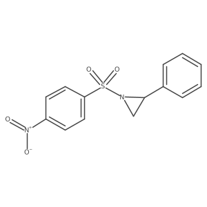 N-(p-Nitrobenzenesulfonyl)-2-phenylaziridine结构式