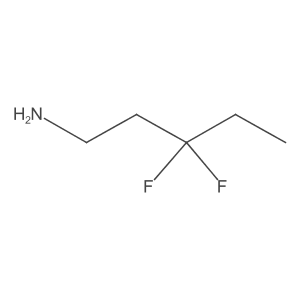 3,3-Difluoropentan-1-amine结构式
