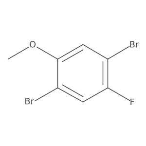 1,4-Dibromo-2-fluoro-5-methoxybenzene Structure
