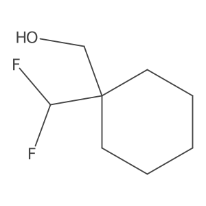 (1-(Difluoromethyl)cyclohexyl)methanol结构式
