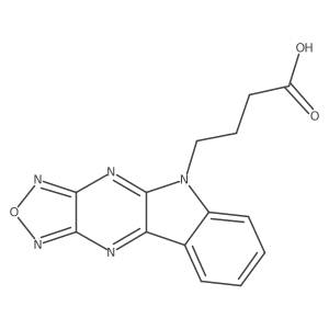4-(13-Oxa-8,10,12,14,16-pentazatetracyclo[7.7.0.02,7.011,15]hexadeca-1(16),2,4,6,9,11,14-heptaen-8-yl)butanoic acid Structure