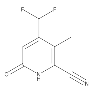 4-(Difluoromethyl)-6-hydroxy-3-methylpicolinonitrile结构式