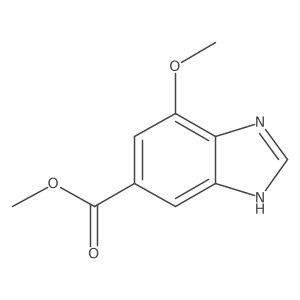 Methyl 7-methoxy-1h-benzo[d]imidazole-5-carboxylate Structure