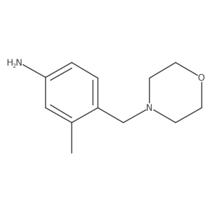 3-Methyl-4-(morpholin-4-ylmethyl)aniline Structure