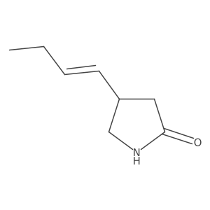4-(But-1-en-1-yl)pyrrolidin-2-one Structure