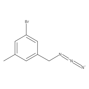 1-(Azidomethyl)-3-bromo-5-methylbenzene结构式