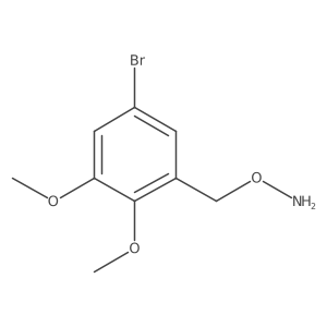 O-[(5-bromo-2,3-dimethoxyphenyl)methyl]hydroxylamine Structure