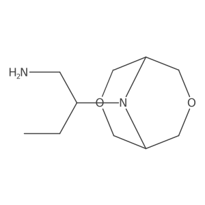 2-(3,7-dioxa-9-azabicyclo[3.3.1]nonan-9-yl)butan-1-amine结构式