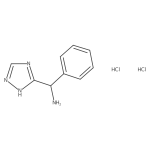 phenyl(1H-1,2,4-triazol-5-yl)methanamine;dihydrochloride结构式