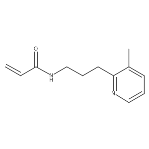 N-[3-(3-Methylpyridin-2-yl)propyl]prop-2-enamide结构式