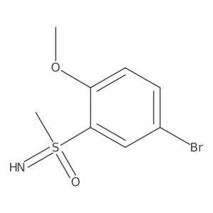 (5-Bromo-2-methoxyphenyl)(imino)methyl-lambda6-sulfanone结构式