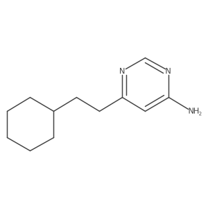 6-(2-Cyclohexylethyl)pyrimidin-4-amine Structure