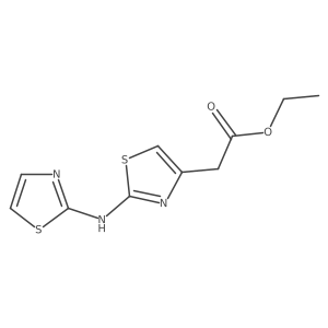 Ethyl 2-{2-[(1,3-thiazol-2-yl)amino]-1,3-thiazol-4-yl}acetate Structure