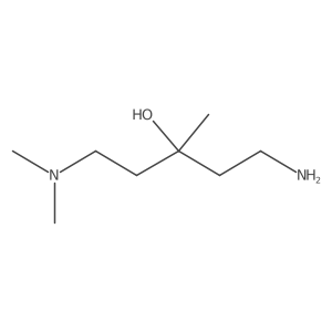 1-Amino-5-(dimethylamino)-3-methylpentan-3-ol Structure