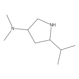 N,N-dimethyl-5-(propan-2-yl)pyrrolidin-3-amine Structure
