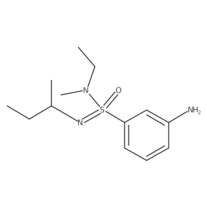 3-amino-N-(butan-2-yl)-N-ethyl-N-methylbenzene-1-sulfonoimidamide Structure